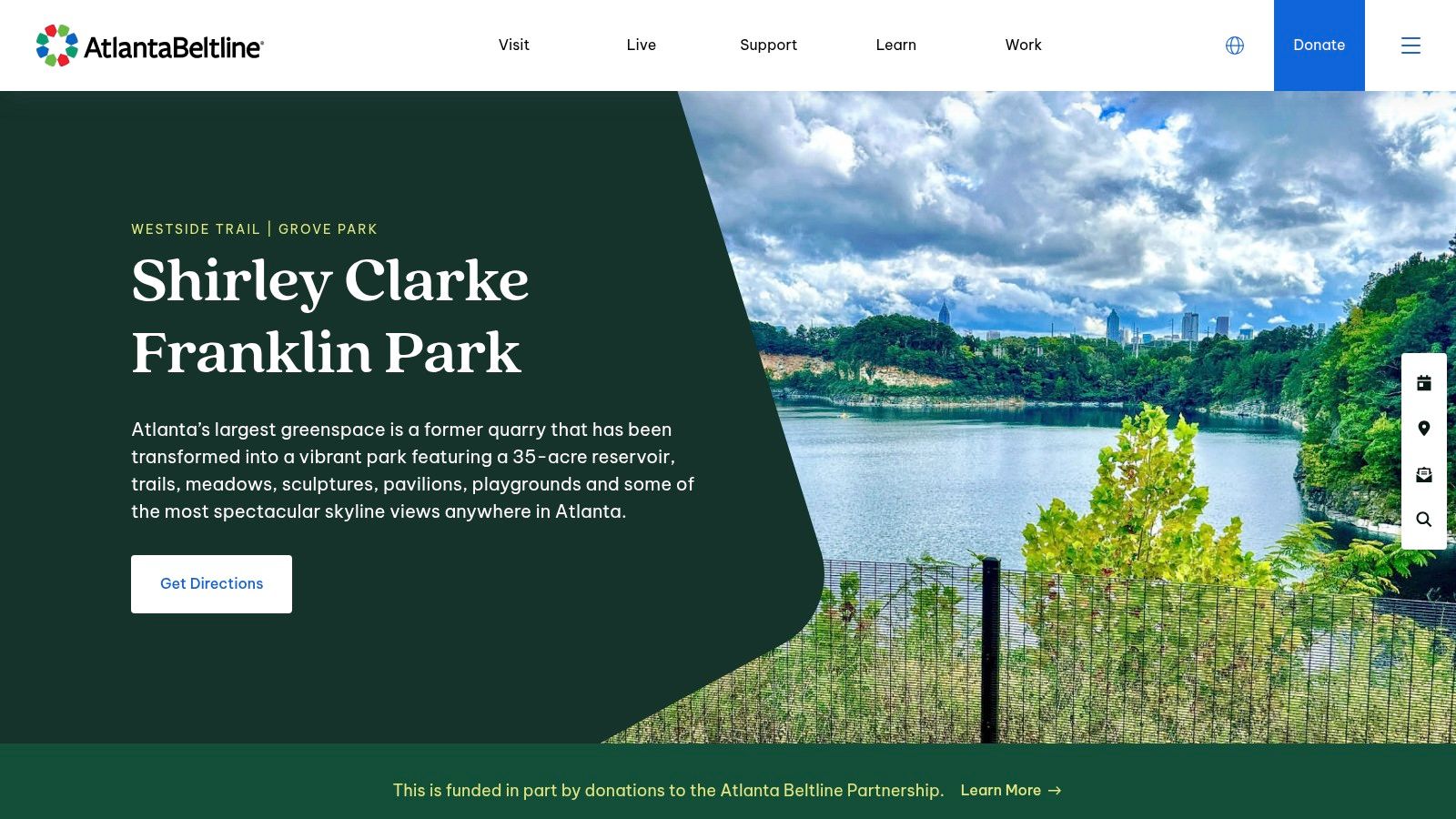 Shirley Clarke Franklin Park (formerly Westside Park)