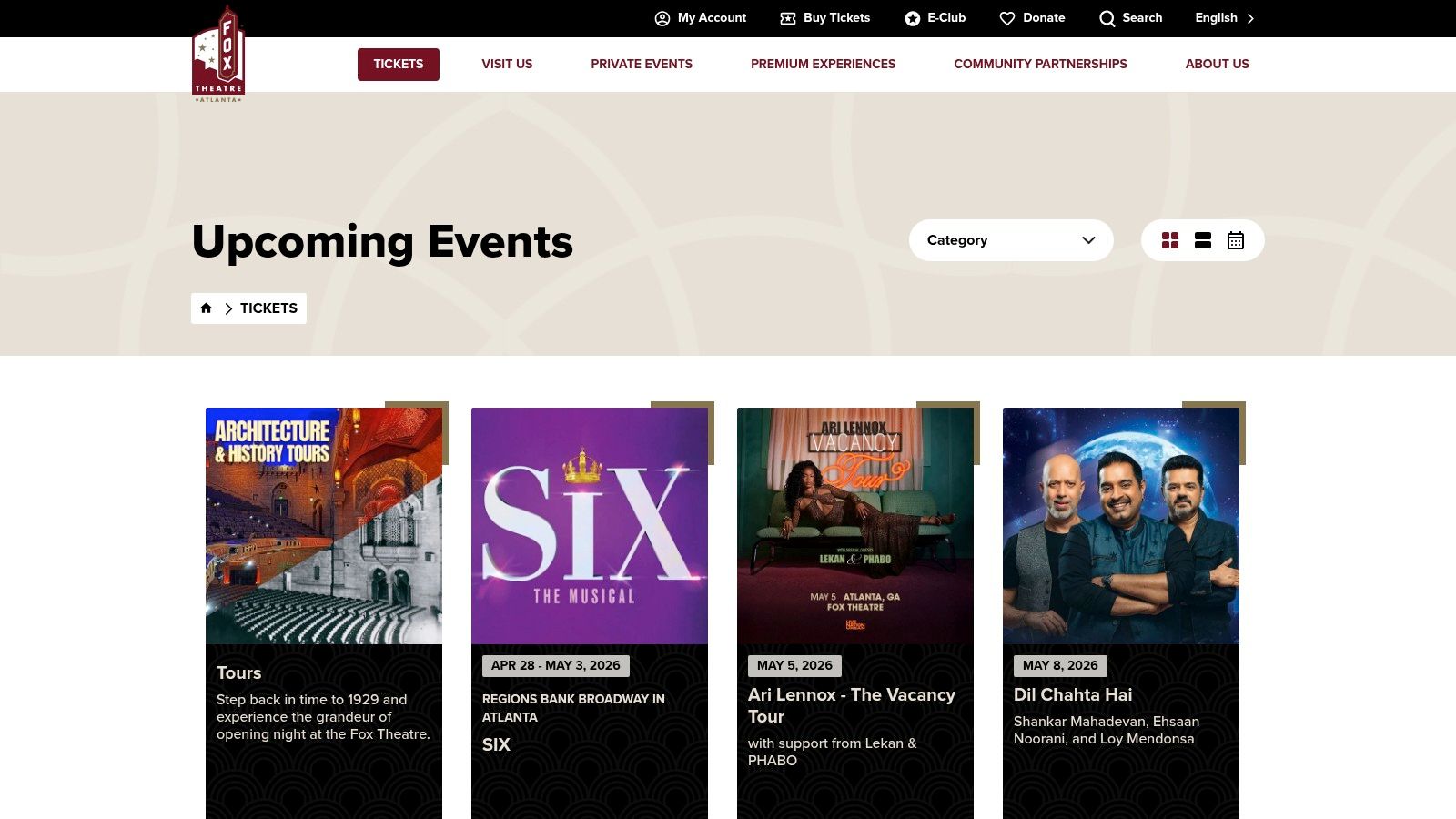 “SIX” at the Fox Theatre