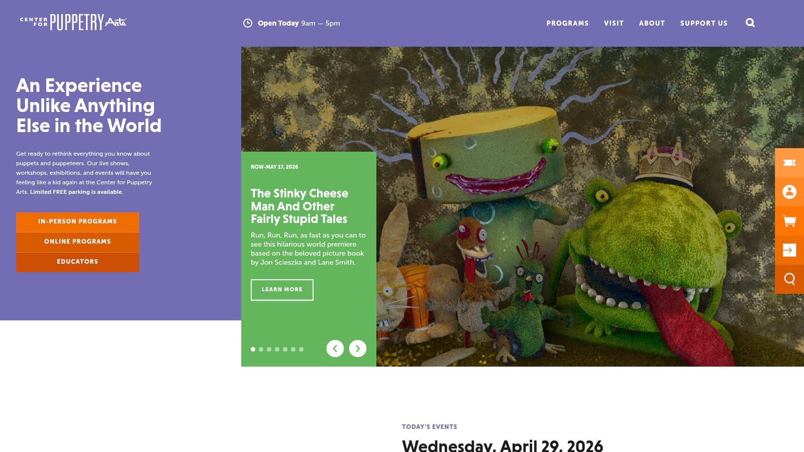 Center for Puppetry Arts – Worlds of Puppetry Museum