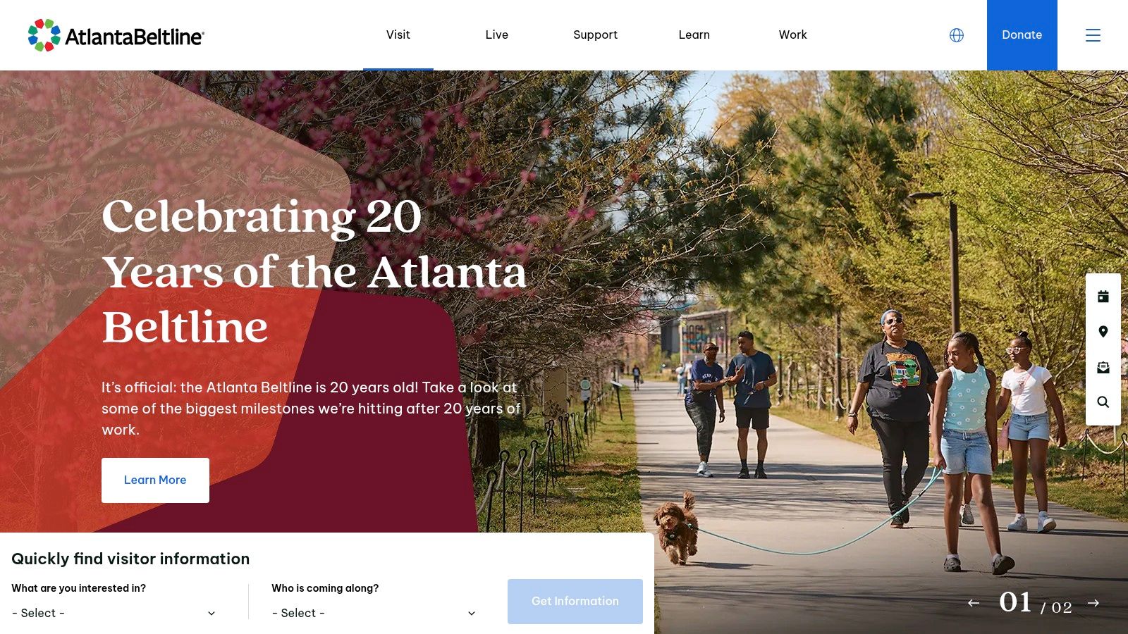 Atlanta Beltline (trails and parks)