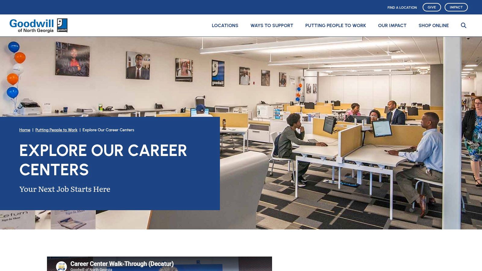 Goodwill of North Georgia – Career Centers