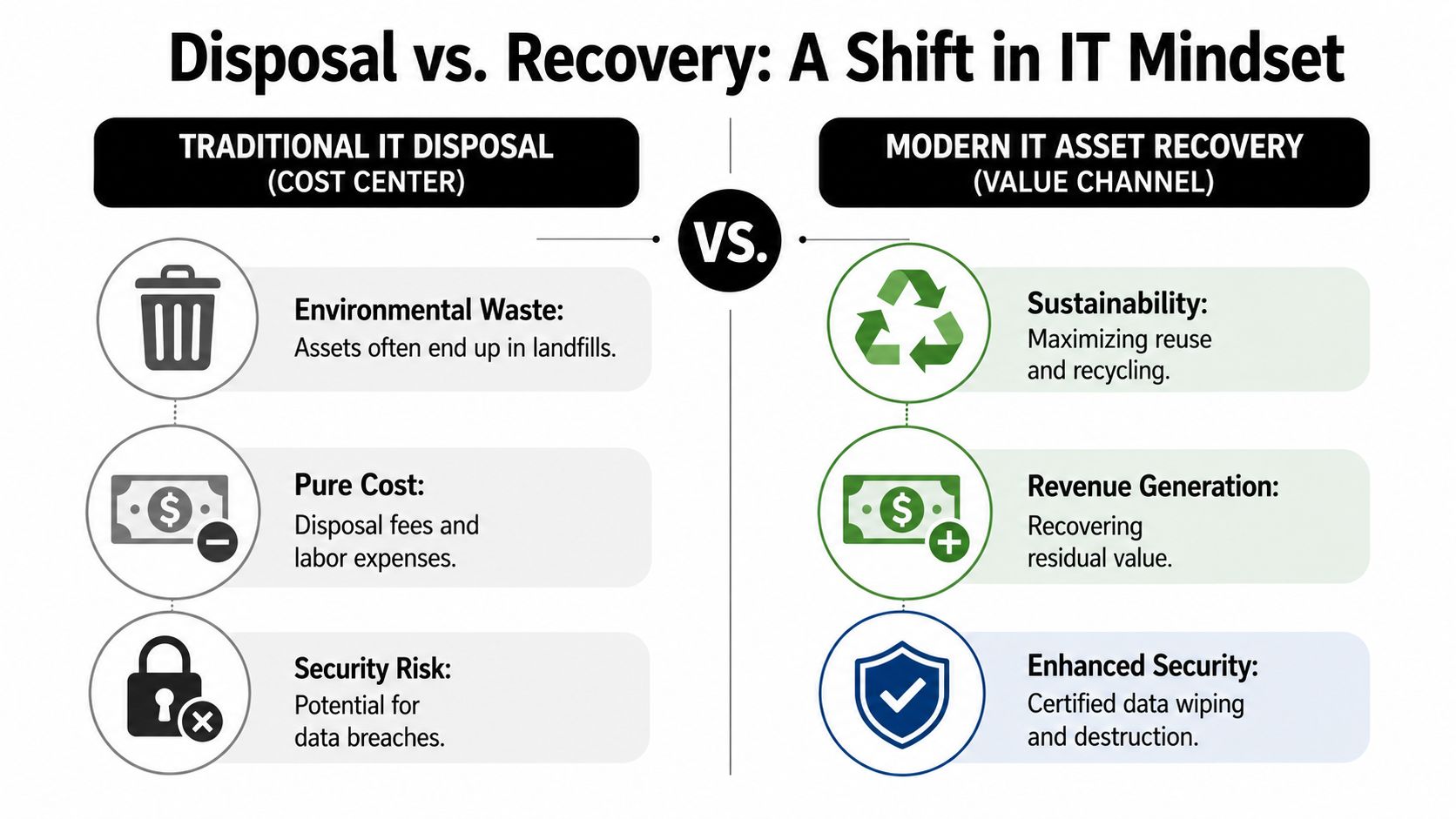 Shifting Your Mindset from IT Disposal to Asset Recovery