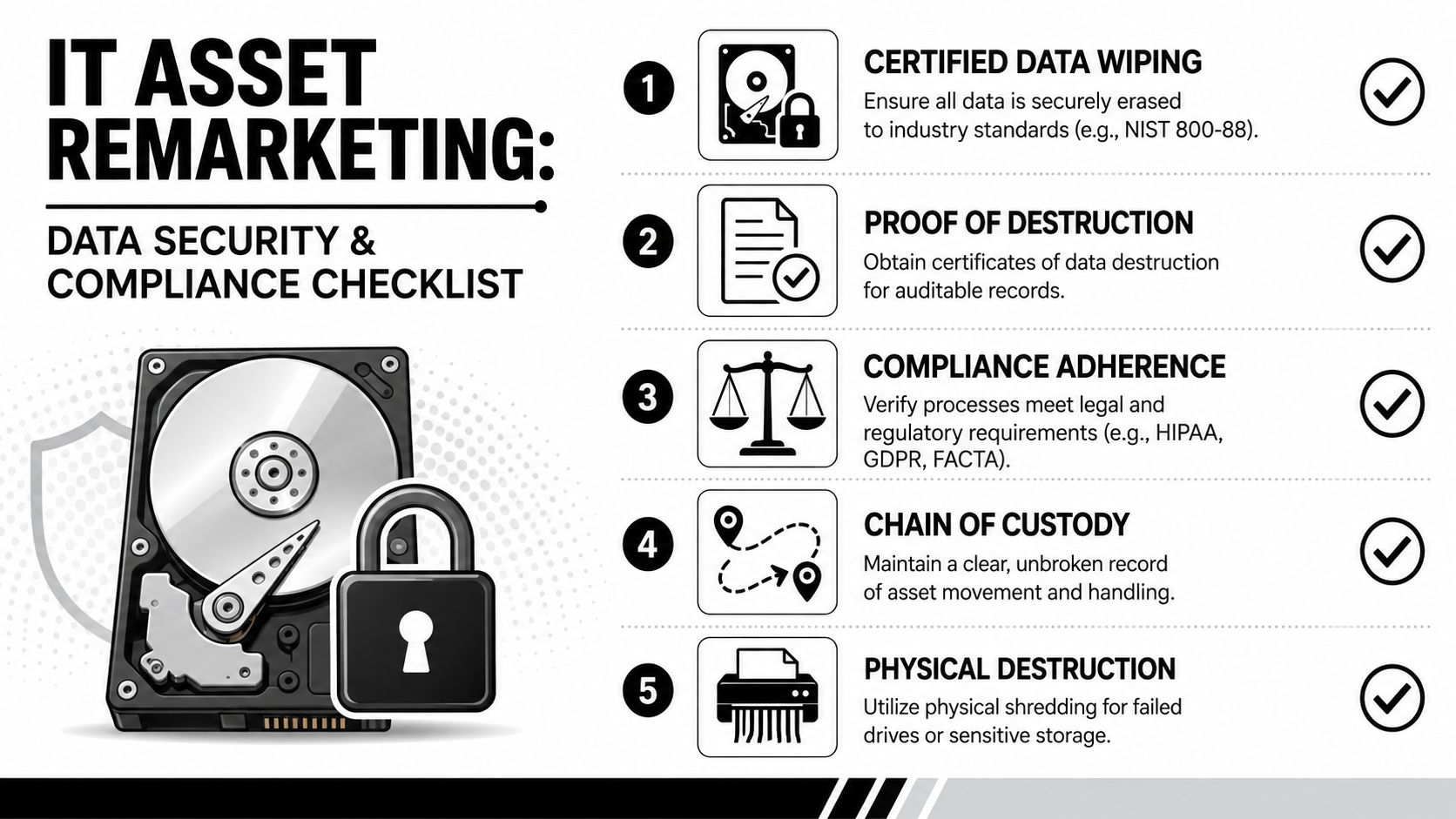 Navigating Data Security and Compliance in Asset Remarketing