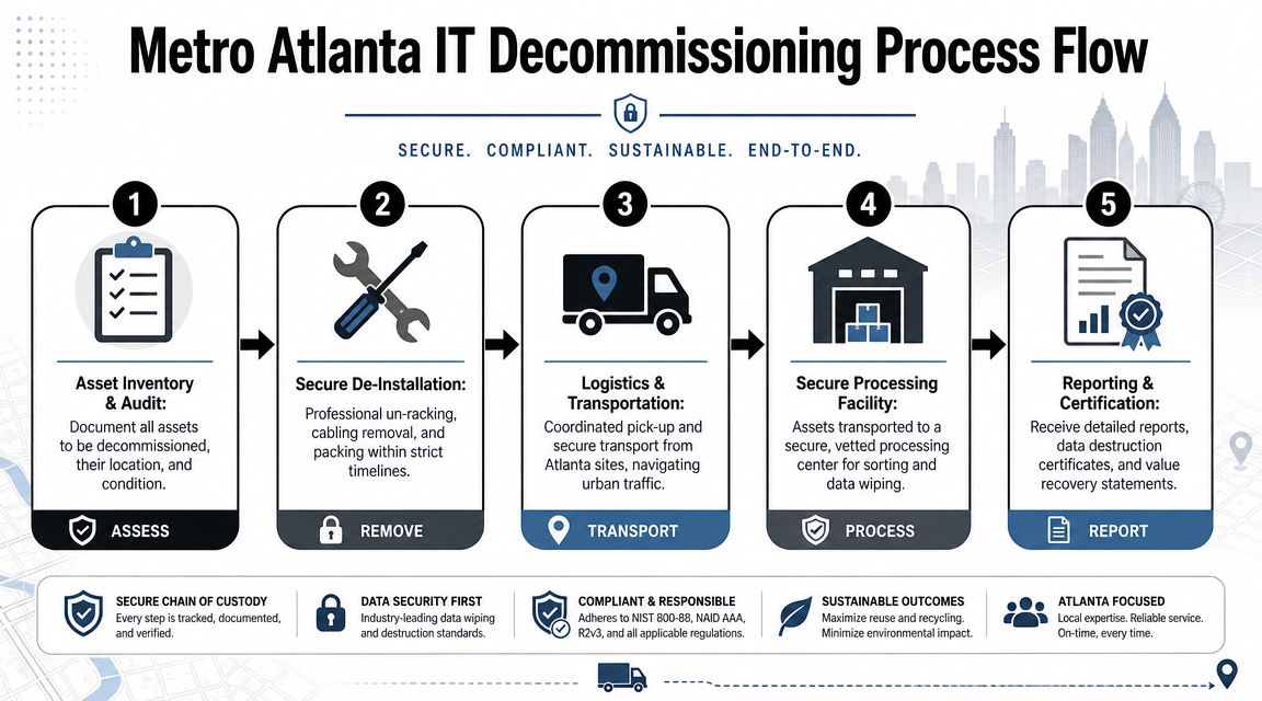 Managing Logistics for IT Decommissioning in Metro Atlanta