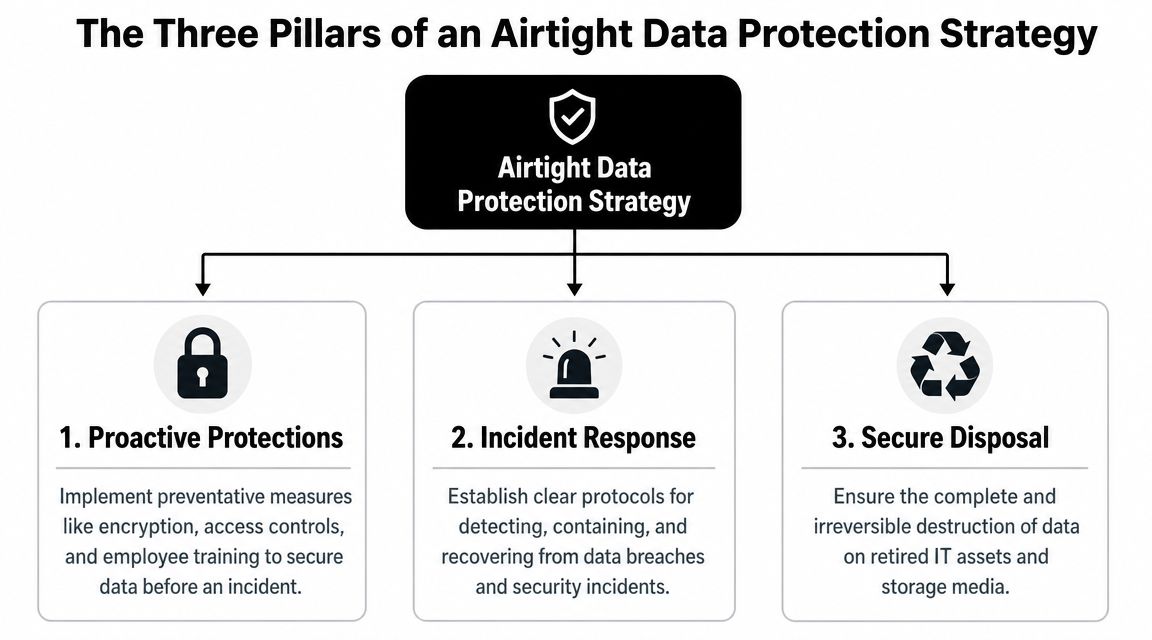 The Three Pillars of an Airtight Data Protection Strategy