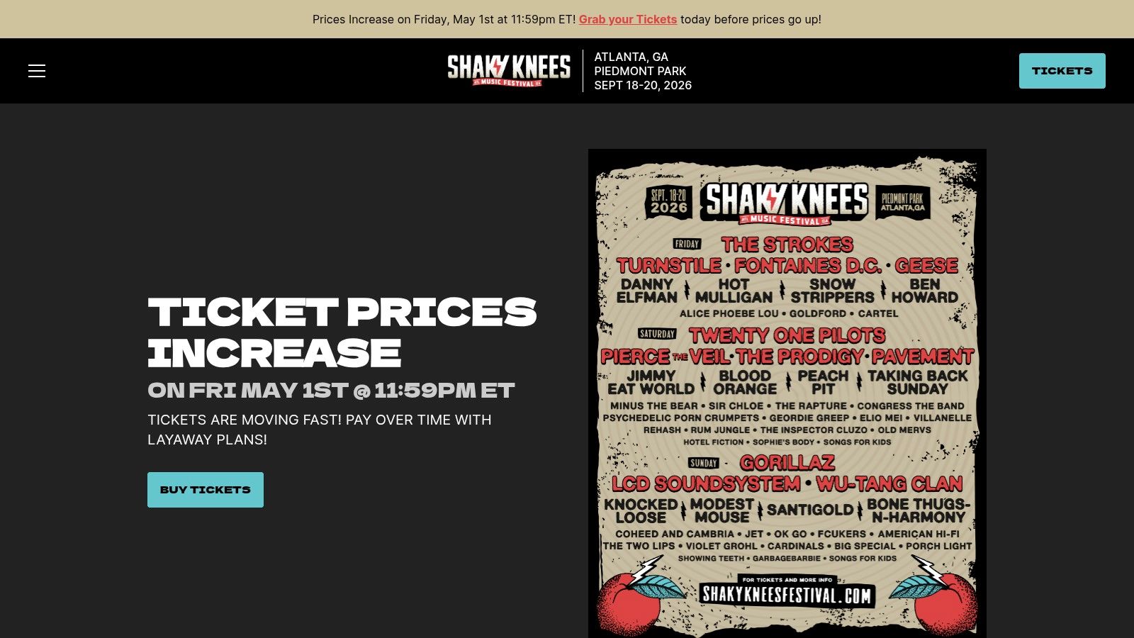 Shaky Knees Music Festival