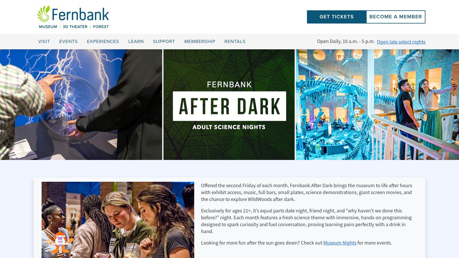 Fernbank After Dark (Fernbank Museum)