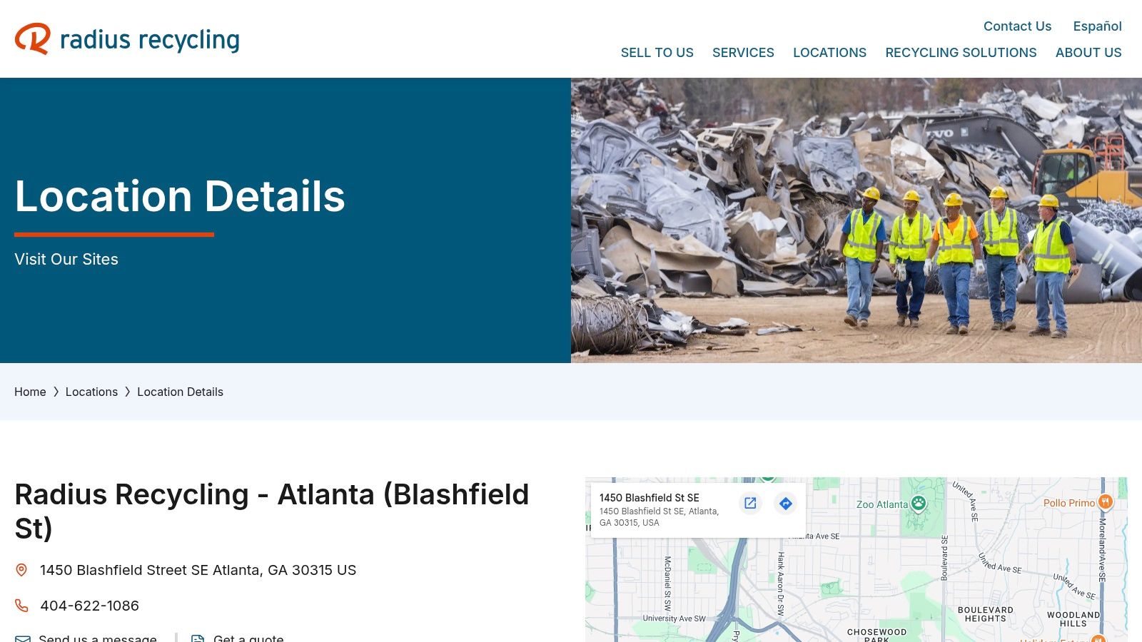 Radius Recycling – Atlanta (Blashfield St SE)