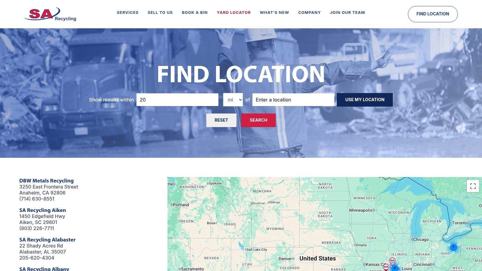 SA Recycling – Atlanta (Wells St SW)
